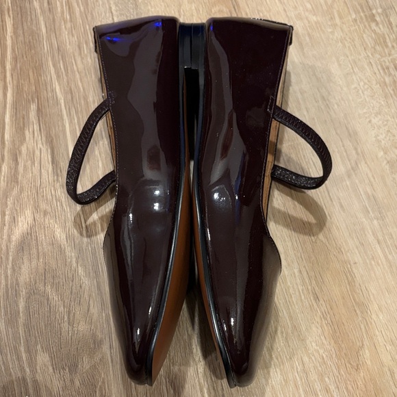 Madewell The Greta Ballet Flat Plum Size 7.5 New - Picture 8 of 8